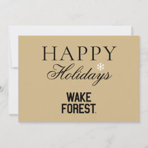 Cartes Pour Fêtes Annuelles Université Wake Forest   Wake Forest