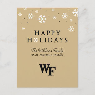 Cartes Pour Fêtes Annuelles Université Wake Forest   WF