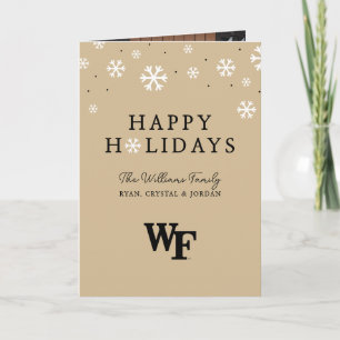 Cartes Pour Fêtes Annuelles Université Wake Forest   WF