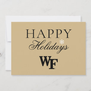 Cartes Pour Fêtes Annuelles Université Wake Forest   WF
