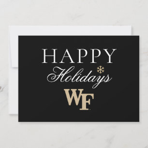 Cartes Pour Fêtes Annuelles Université Wake Forest   WF