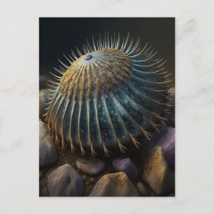 Cartes Pour Fêtes Annuelles Urchine de Deep Sea
