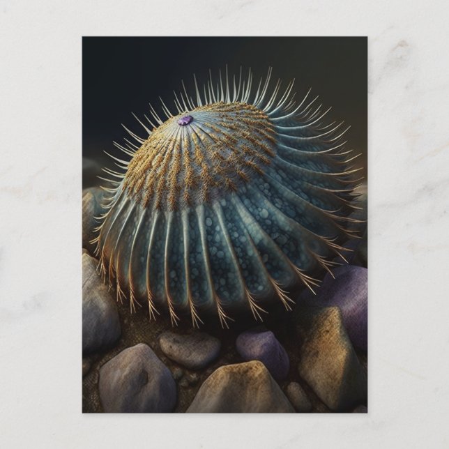 Cartes Pour Fêtes Annuelles Urchine de Deep Sea (Devant)