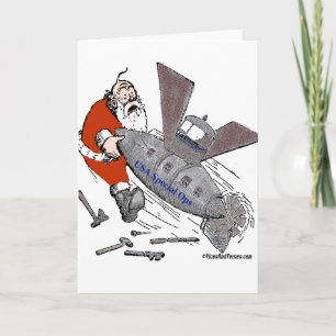Cartes Pour Fêtes Annuelles US Special Ops Steampuning Père Noël