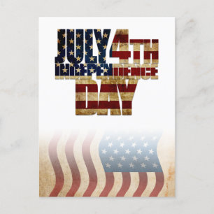 Cartes Pour Fêtes Annuelles USA 4 juillet Fête de l'Indépendance