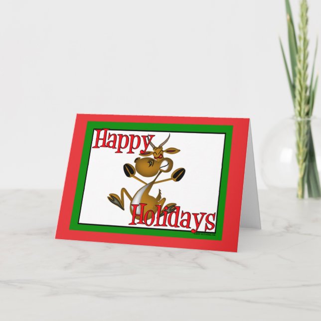Cartes Pour Fêtes Annuelles Vacances (Devant)