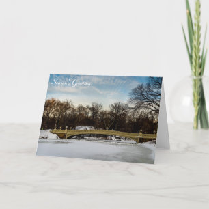 Cartes Pour Fêtes Annuelles Vacances à Central Park