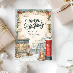 Cartes Pour Fêtes Annuelles Vacances Carré de la vieille ville