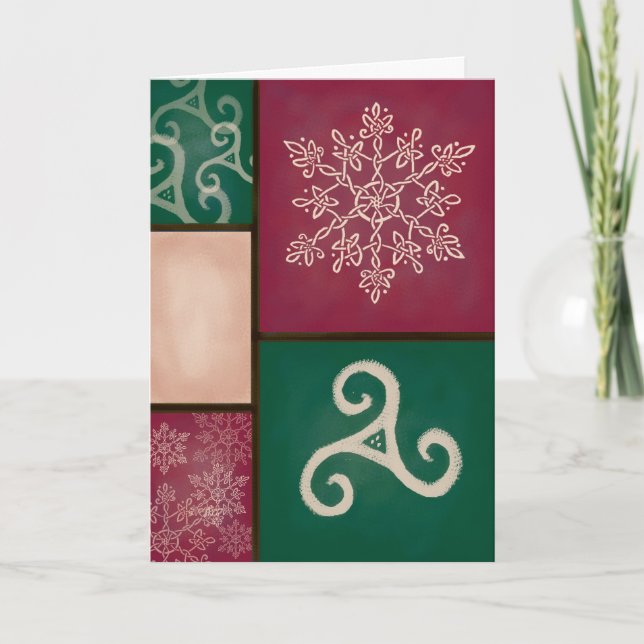 Cartes Pour Fêtes Annuelles Vacances celtiques (Devant)