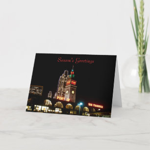 Cartes Pour Fêtes Annuelles Vacances de bâtiment de ferry