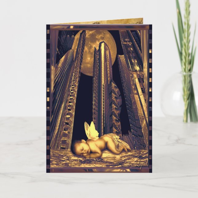 Cartes Pour Fêtes Annuelles Vacances de dormeur de rue (Devant)