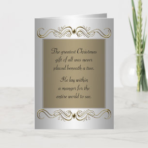 Cartes Pour Fêtes Annuelles Vacances de Noël chrétien