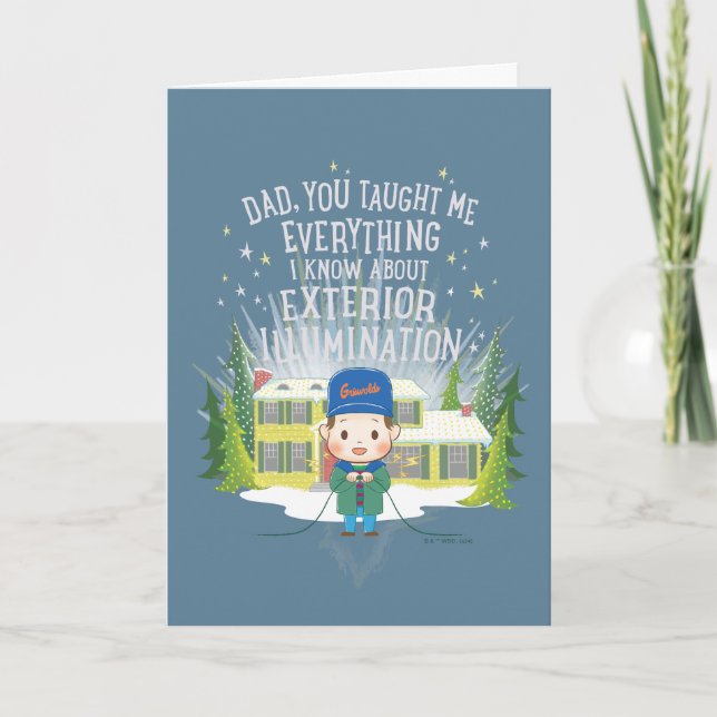 Cartes Pour Fêtes Annuelles Vacances de Noël Éclairage extérieur (Devant)
