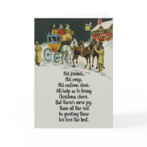 Vacances de Noël victorienne vintage Retro