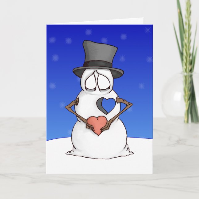 Cartes Pour Fêtes Annuelles Vacances du coeur U (Devant)