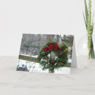 Cartes Pour Fêtes Annuelles Vacances heureuses