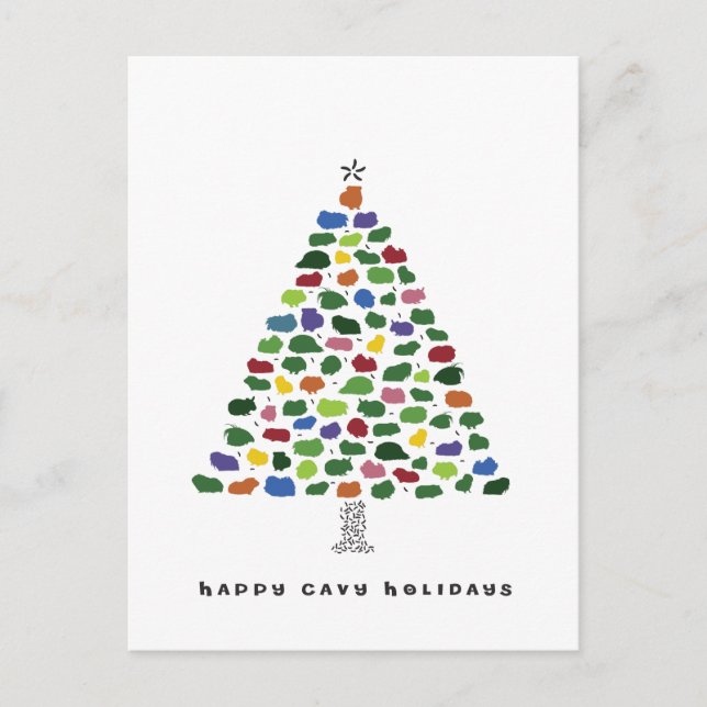 Cartes Pour Fêtes Annuelles Vacances heureuses de Cavy (Devant)