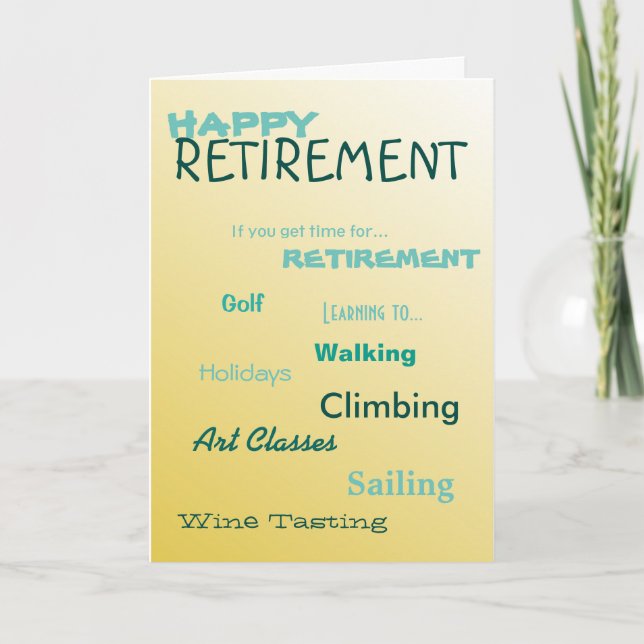Cartes Pour Fêtes Annuelles Vacances heureuses de navigation de golf de (Devant)