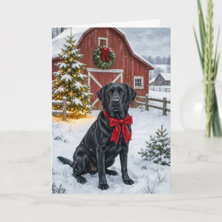 Cartes Pour Fêtes Annuelles Vacances Labrador