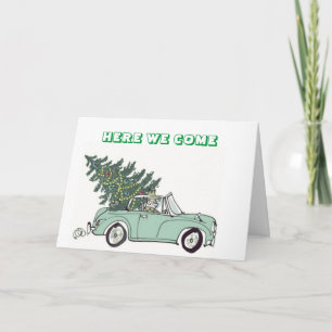 CARTES POUR FÊTES ANNUELLES **VACANCES** LES SOUHAITS SONT "SUR LE CHEMIN" CAR
