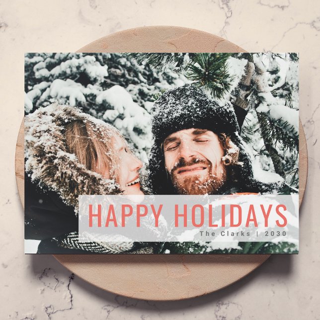 Cartes Pour Fêtes Annuelles Vacances modernes | Selfie Christmas Christmas Cou (Créateur téléchargé)