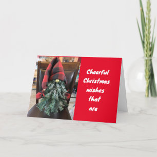 CARTES POUR FÊTES ANNUELLES VACANCES REMPLIES DE BONHEUR ET DE JOIE