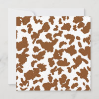 Vache Brown Et Blanche Cacher Motif fourrure
