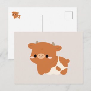 Cartes Pour Fêtes Annuelles Vache Hereford