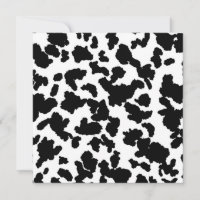 Vache Noire Et Blanche Cacher Motif De Fourrure