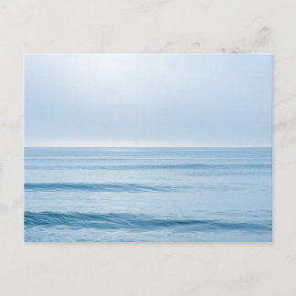 Cartes Pour Fêtes Annuelles Vagues calmes de l'océan Paysage marin côtier Natu