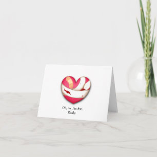 Cartes Pour Fêtes Annuelles Valentin cœur blessé