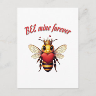 Cartes Pour Fêtes Annuelles Valentin drôle de jeu de mots abeille