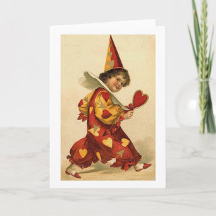 Cartes Pour Fêtes Annuelles Valentine Clown