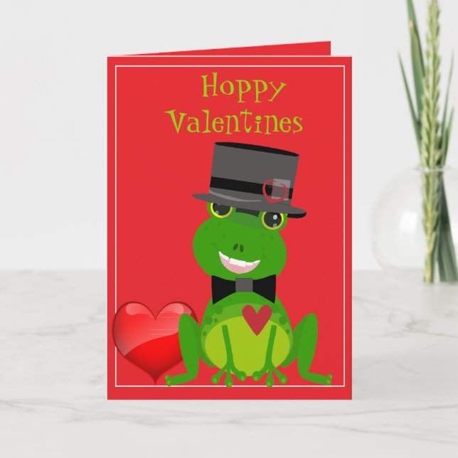 Cartes Pour Fêtes Annuelles Valentine de houblon (Devant)