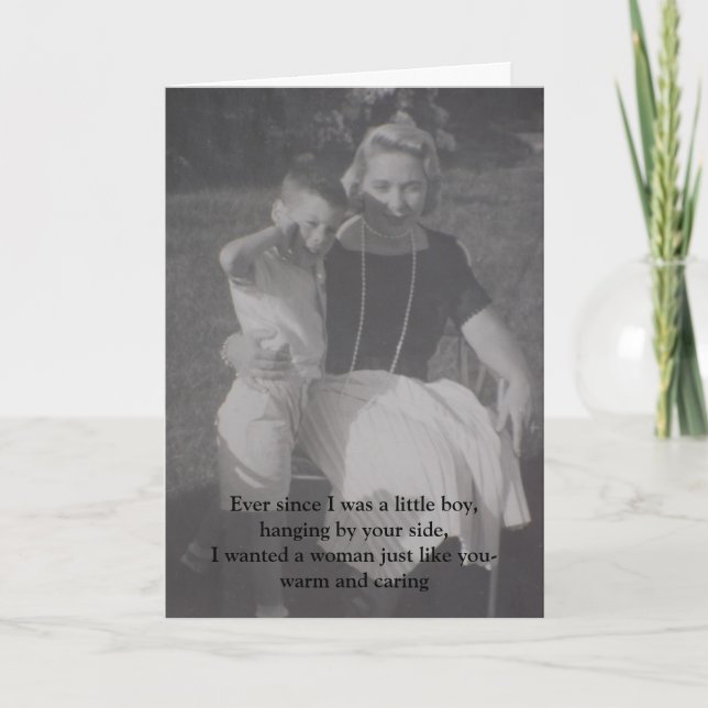 Cartes Pour Fêtes Annuelles Valentine-Depuis que j'étais un petit garçon, pend (Devant)