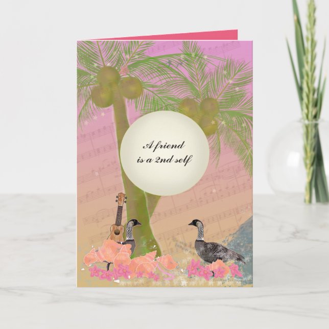 Cartes Pour Fêtes Annuelles Valentine for a friend-Friendship, Friends Always (Devant)