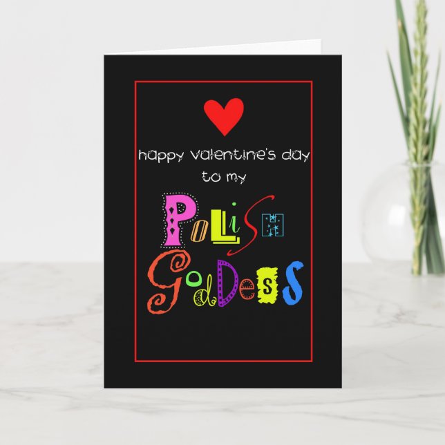 Cartes Pour Fêtes Annuelles Valentine pour femme polonaise (Devant)