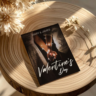 Cartes Pour Fêtes Annuelles Valentine’s Day Photo Romantic Couple Love