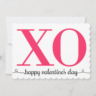 Cartes Pour Fêtes Annuelles Valentine simple