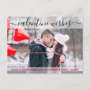 Cartes Pour Fêtes Annuelles Valentine veut une typographie tendance Ajouter vo