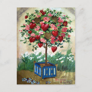 Cartes Pour Fêtes Annuelles Valentine victorienne