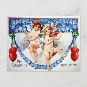 Cartes Pour Fêtes Annuelles Valentine victorienne