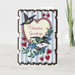 Cartes Pour Fêtes Annuelles Valentine vintage