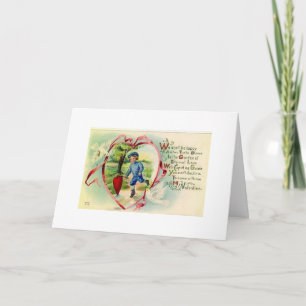 Cartes Pour Fêtes Annuelles Valentine vintage - jardin de l'amour éternel,