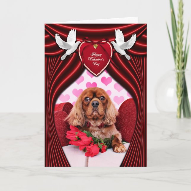 Cartes Pour Fêtes Annuelles Valentines - Cavalier - Cooper (Devant)