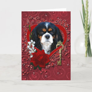 Cartes Pour Fêtes Annuelles Valentines - clé à mon coeur - cavalier -