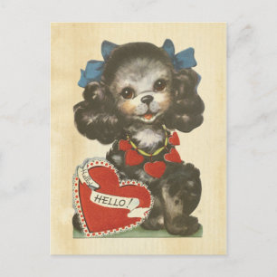 Cartes Pour Fêtes Annuelles Valentine's Day Cute Dog
