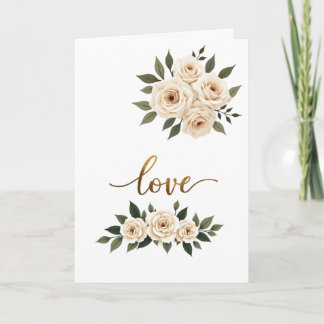 Cartes Pour Fêtes Annuelles Valentine's Day Love Card