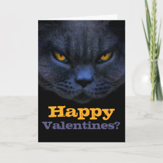 Cartes Pour Fêtes Annuelles Valentines heureux de chat croisé drôle ? Anti