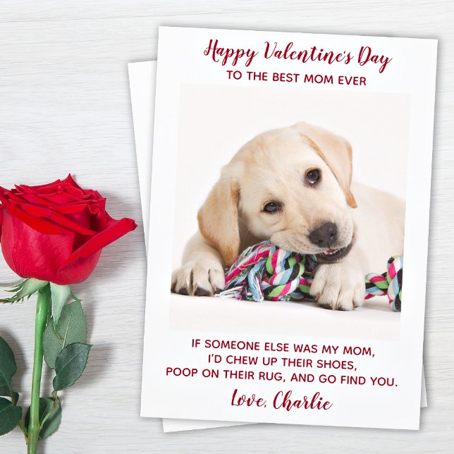 Cartes Pour Fêtes Annuelles Valentines Jour Meilleure Maman Jamais Personnalis (Créateur téléchargé)